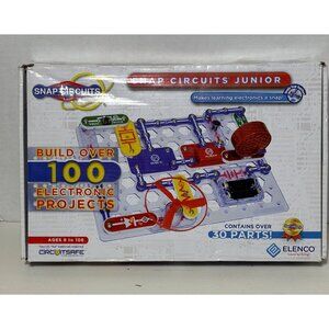 Snap Circuits Jr. Electronics SC-100 Kit With 101 Experiments For Ages 8+ By Ele